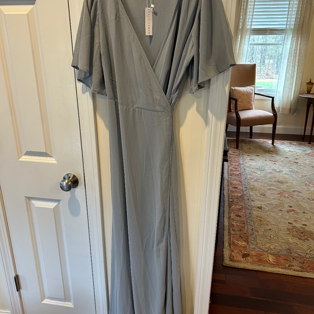 Dusty Blue Maxi Dress from Baltic Born